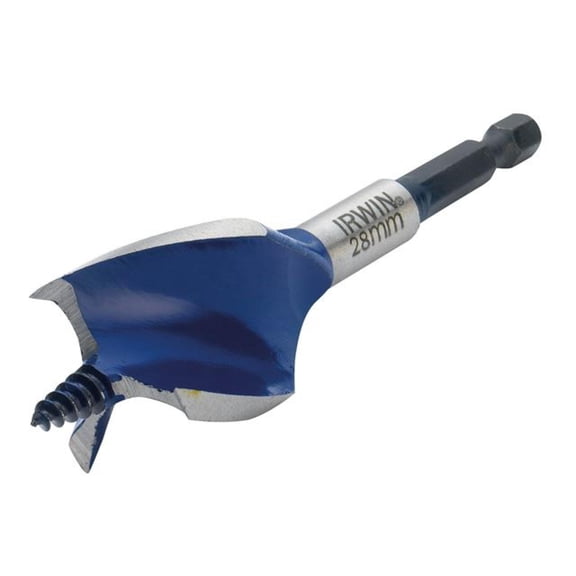 IRWIN - Blue Groove 6X Stubby Wood Bit 28 x 100mm