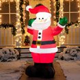 thumbnail image 4 of Papá Noel inflable Joiedomi de 1,8 m con luz LED para jardín, 4 of 9