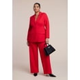 thumbnail image 3 of ELOQUII Women's Plus Size Tall The Ultimate Stretch Wide Leg Pant, 3 of 3