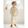 thumbnail image 4 of Rovasas Baby Knit Sweaters Long Sleeve Round Neck Solid Color Pullovers, 4 of 9