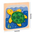 thumbnail image 3 of Big Save,HWRETIE Puzzles Clearance,Kids Baby Wooden Puzzle Cognition,Puzzle Learning Educational Toy, 3 of 3