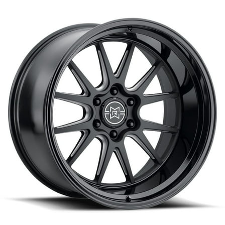 22x10 Method MR802 Raised Double Black Milled Wheel 6x5.5 (10mm)