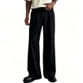 thumbnail image 2 of Men Big Tall 4-Way Stretch Double Pleated Microfiber Business Slacks S-XL, 2 of 7