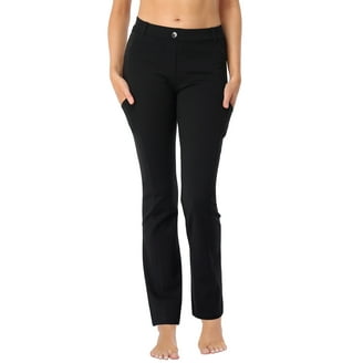 Hilary Radley Ladies Plaid Dress Pant (Black, 4) - Walmart.com