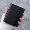 thumbnail image 2 of gcong Women's Solid Tri Fold Thin Wallet Multifunctional Card Holder Change Purse for Daily Use, 2 of 3