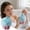 Multicolor_B, variant on Uandlove Mesh Bath Sponge Exfoliating Body Scrubber Soft Shower Loofah for Sensitive Skin Quick Dry Bath Pouf with Hanging String
