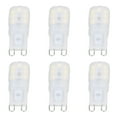 thumbnail image 4 of Bombilla lideró G9, 6 Bombillas G9 Regulables DE 3 W, Bombillas de Repuesto de Luz lideró de 2,0 x 0,6 Pulgadas, Mini Bombilla de Ahorro de Energía de 360 ​​Grados para Lámparas de, 4 of 7