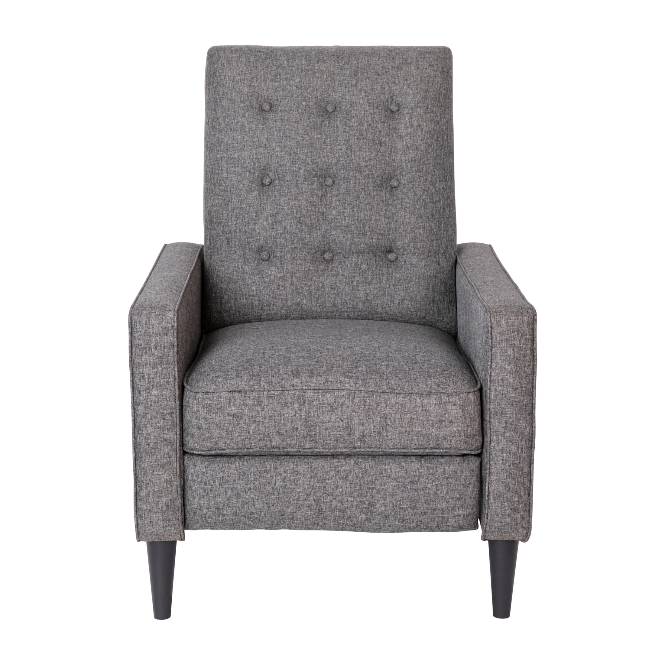 Flash Furniture Ezra Ezra Fabric Push Back Recliner, Gray