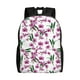 thumbnail image 1 of Disketp Orchids Flowers Mochila Unisex de Apertura Lateral Completa, Mochila para Laptop para Escuela, Trabajo y Viajes, 1 of 8