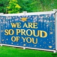 thumbnail image 2 of We Are So Proud of You Banner Blue 72x44 Inch | Graduation Backdrop 2024, Graduation Decorations Class of 2024 Congratulations Banner Blue for Graduation Party Decorations 2024, 2 of 9