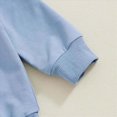 thumbnail image 6 of NOLDARES Toddler Boy Girl Clothes Long Sleeve Graphic Crewneck Sweatshirt Sweatpants Casual Fall Winter Outfits 2Pcs Set Size:2-3 Y,Blue, 6 of 6