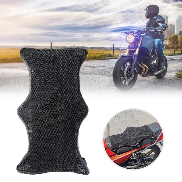 Cojín De Doble Capa Para Motocicleta, Protector Solar E Impermeable, Alfombrilla Para Asiento De Motocicleta, Funda Protectora De Malla Antideslizante Para Asiento De Motocicleta Guardurnaity VI011766-00