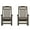 Mahogany, variant on Flash Furniture Set of 2 Winston All-Weather Rocking Chair in Red Faux Wood