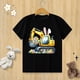 thumbnail image 3 of Camiseta de algodón puro para niños, camiseta con estampado de huevo de conejito de Pascua feliz, camiseta de manga corta con cuello redondo, ropa para niños, camiseta para bebés, ropa para niñas, 3 of 5