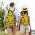 thumbnail image 6 of Lsque Vintage Excavator Pattern Canvas Daypack, Durable Backpack, High-quality Versatile Backpack,Vintage Compact Backpack-Medium, 6 of 6
