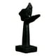 thumbnail image 2 of Escultura de figura Resina Figura Escultura Besos Figuras Festival Decoración Escena Diseño Artesanía Artesanía Arte creativo Estatua para escritorio , negro Fanmusic Escultura de figura, 2 of 7