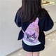 thumbnail image 2 of Sanrio Cinnamoroll Kuromi-Bolsos de hombro de pecho para niños, bolsa de mensajero informal, bolso de pecho versátil, mochilas de viaje al aire libre, moda, 2 of 4