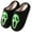 Green, variant on Halloween Fun Ghost Face Print Warm Winter Cartoon Slippers For Couples Indoor Home Cozy Days Halloween Celebrations Red CN：45(US:10.5)