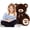 Brown, variant on Tezituor 35.4" Giant Teddy Bear Stuffed Animal Large Cuddly Bear Plush Toy Soft Body Pillow
