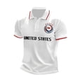 thumbnail image 3 of CAIXIA Women Mens Soccer Cup Shirts Casual 2026 Soccer Graphic Polo Shirts Crew Neck Fans Spirit Jersey Short Sleeve Spring Tops, 3 of 5