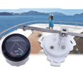 thumbnail image 2 of 9-32V 52 Mm 2 Pulgadas Calibrador De ángulo Del Timón 0-190Ω Dial Negro Para Yate Marino Recientemente, Impermeable Y Duradero kusrkot Medidor de ángulo de timón de 52 mm, 2 of 8