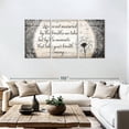 thumbnail image 3 of Elephant Stock Measure Of Life Quote Wall Art - Horizontal Multi Panel Canvas - Living Room Wall Decor - Inspirational And Typography Multi Panel - Beige And Gray Decor - 80" x 39", 3 of 8