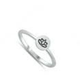 thumbnail image 4 of Lotus Flower Ring .925 Sterling Silver Band Jewelry Female Male Unisex Size 5, 4 of 4