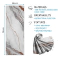 thumbnail image 2 of White Marble Copper Line Pattern Hot Yoga Mat Towel Non Slip for Hot Yoga - Quick-Drying Yoga Mat Cover with 4 Corner Pockets with Travel Bag - Hot Yoga Towel Non Slip 70"x26", 2 of 6
