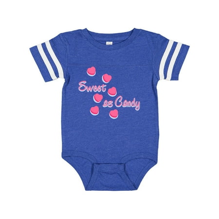 

Inktastic Sweet As Candy Valentine Gift Baby Girl Bodysuit