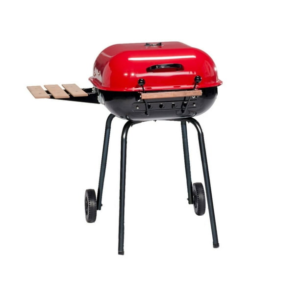 Americana Charcoal Grill With, Small Table For Outdoor Grill