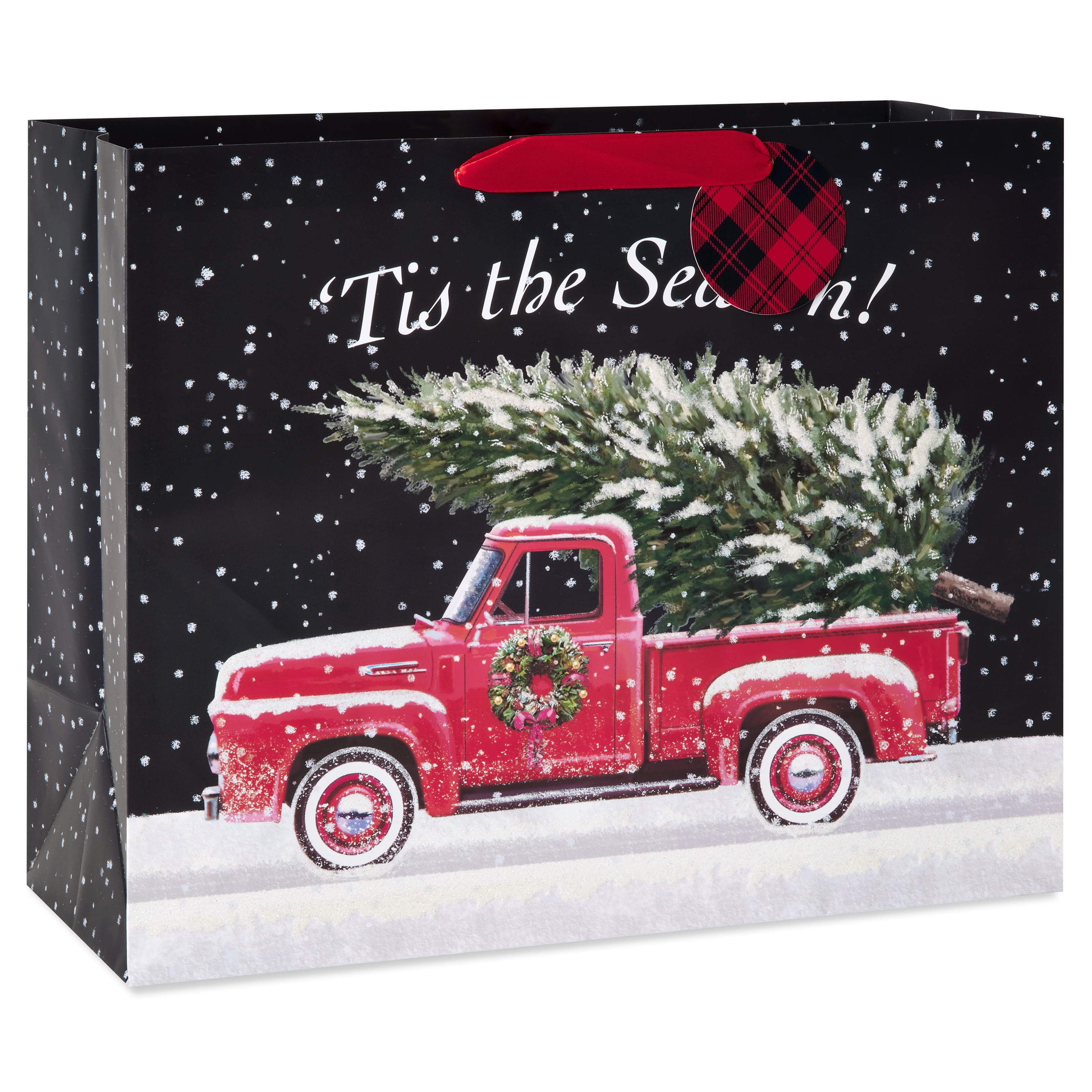 American Greetings Christmas Extra Large Truck Gift Bag (1-Count)
