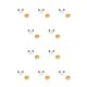 thumbnail image 1 of Sonducket Alfileres Pin de sandía Orejas de trigo Broche Insignia de solapa mundial Joyas Gatos Gafas Broches Tipo 1 XZ0111 Tipo 1 XZ0111 10piezas, 1 of 6