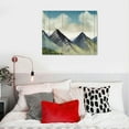 thumbnail image 3 of Orinice Mountain Forest Wall Art Decor Watercolor Landscape Canvas Pictures Natural Abstract Wall Art Painting Tree Forest Poster Prints Modern Artwork for Living Room Bedroom 20x16in, 3 of 3