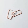 thumbnail image 6 of QQTDFG 925 Sterling Silver Square Rectangle Huggie Hoop Earrings A1354-Rose Gold, 6 of 8