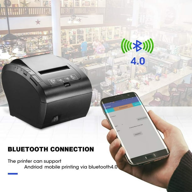 Thermique Bluetooth Imprimante Bluetooth De Réception Imprimante Portable  80mm Bluetooth Usb - Port Série Pour Windows Andriod Pos