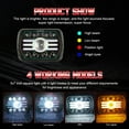 thumbnail image 4 of CHUSYYRAY Pair 5x7 7x6" LED Headlight DRL for Chevy El Camino 1978-1981 Corvette 1984-96, 4 of 12