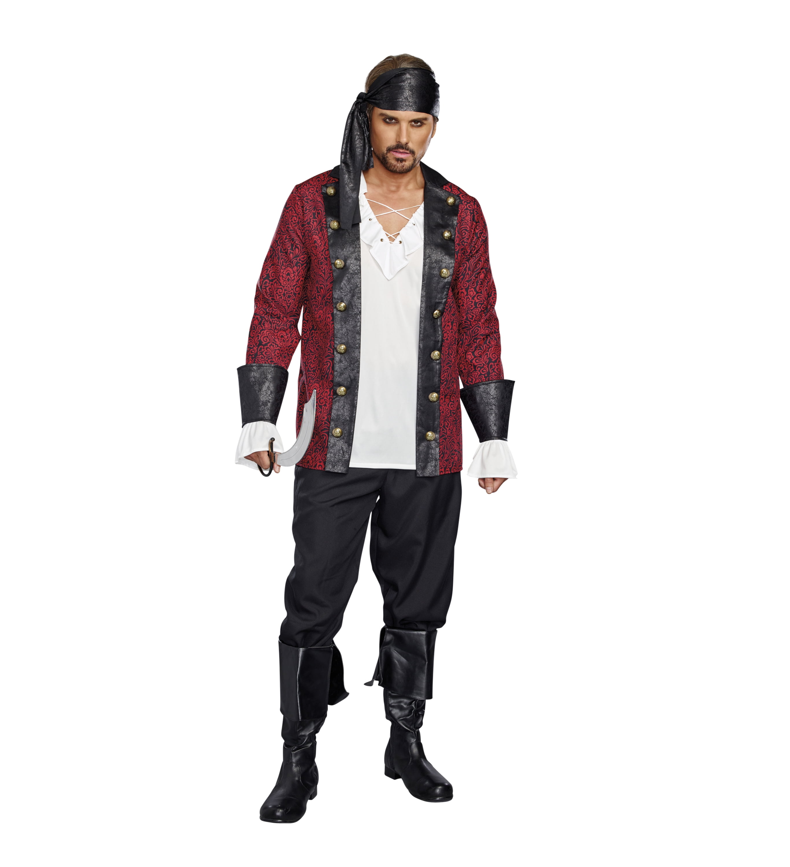Dreamgirl Men's Holy Ship! Pirate Costume Set