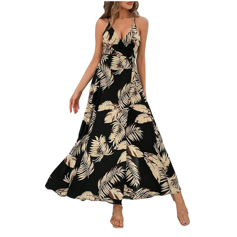 Awdenio Spring Dresses for Women Plus Size Wedding Guest Maxi Dress Long  Sleeve Wrap V Neck High Low Split Ruffle Cocktail Dress