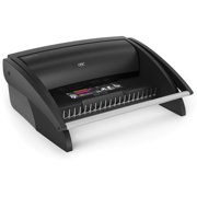 Angle View: Swingline GBC CombBind C12 Manual Binding System, Binds 225, 14 1/8 x 3 7/8 x 5 1/8, Black