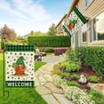 thumbnail image 2 of Welcome St Patricks Day Garden Flag 12x18 Inch, Happy St Patrick''s Day Outdoor Ornament for Patio Porch, Double Sided Lucky Garden Decor for Outside, St Patricks Day Decorations, 2 of 6