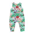 thumbnail image 3 of Toddl Baby Boy Girl  Romper Cute Animals Patterns Sleeveless Round Neck Button Closure Jumpsuit, 3 of 4