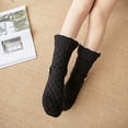 thumbnail image 2 of Festival Christmas Fleece Lined Floor Socks with Antiskid Bottom for Unisex Antislip Soles Knitted Fuzzy Slipper Socks, 2 of 9