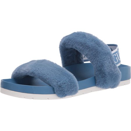 

Guess Womens Fabin Slipper 6.5 Blue Crush/Blue Crush White