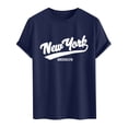 thumbnail image 6 of Leey-World Mens Graphic Tees Vintage Oversized T-Shirts Casual Acid Wash Cotton Streetwear Mens T-Shirts(Navy,L), 6 of 8