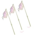 thumbnail image 4 of Juguete de plumas para gatos, juguete interactivo para gatos, caña de pescar para gatos, palo largo, gatito resistente maíz verde, 4 of 8