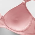 thumbnail image 5 of QLEICOM Everyday Bras for Women, Women's Comfort Lift Wirefree Bra Solid Color Comfortable Hollow Out Perspective Bra Underwear No Rims Bras No Underwire Hot Pink Cup 36/80C, 5 of 5