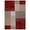 Red, variant on Luxe Weavers Modern Plaid Blue 8x10 Area Rug, Stain-Resistant Carpet