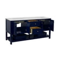 thumbnail image 3 of Lakeshore 72" Double Bathroom Vanity with Royal Blue Cabinet and Quartz Top, 3 of 6