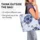 thumbnail image 2 of Disketp Turtle with Blue Stones Bolsa Tote Estampada para Mujer, Bolso de Hombro y de Mano para Compras y Viajes, 2 of 8