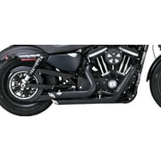 Vance & Hines Black Shortshots Staggered Exhaust System (47329)